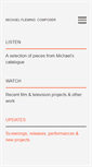 Mobile Screenshot of michaelflemingmusic.com
